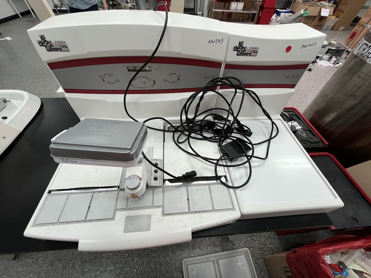 General Data Company TEC-II Tissue Embedding Center Tissue Processor