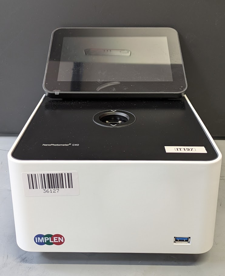Implen NanoPhotometer C40 Spectrophotometer UV/Vis Reader