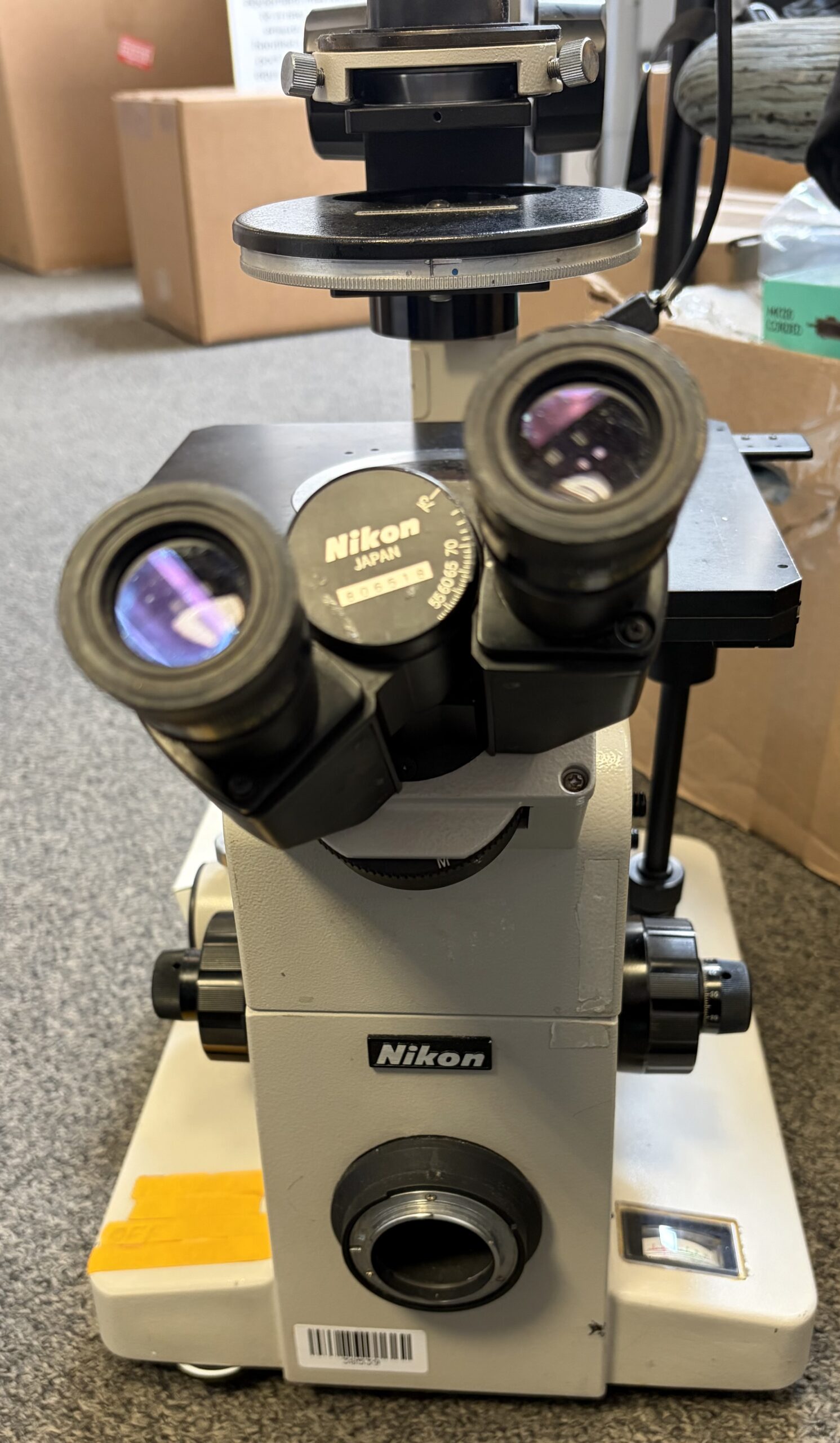 Nikon Diaphot Inverted Phase Contrast Microscope
