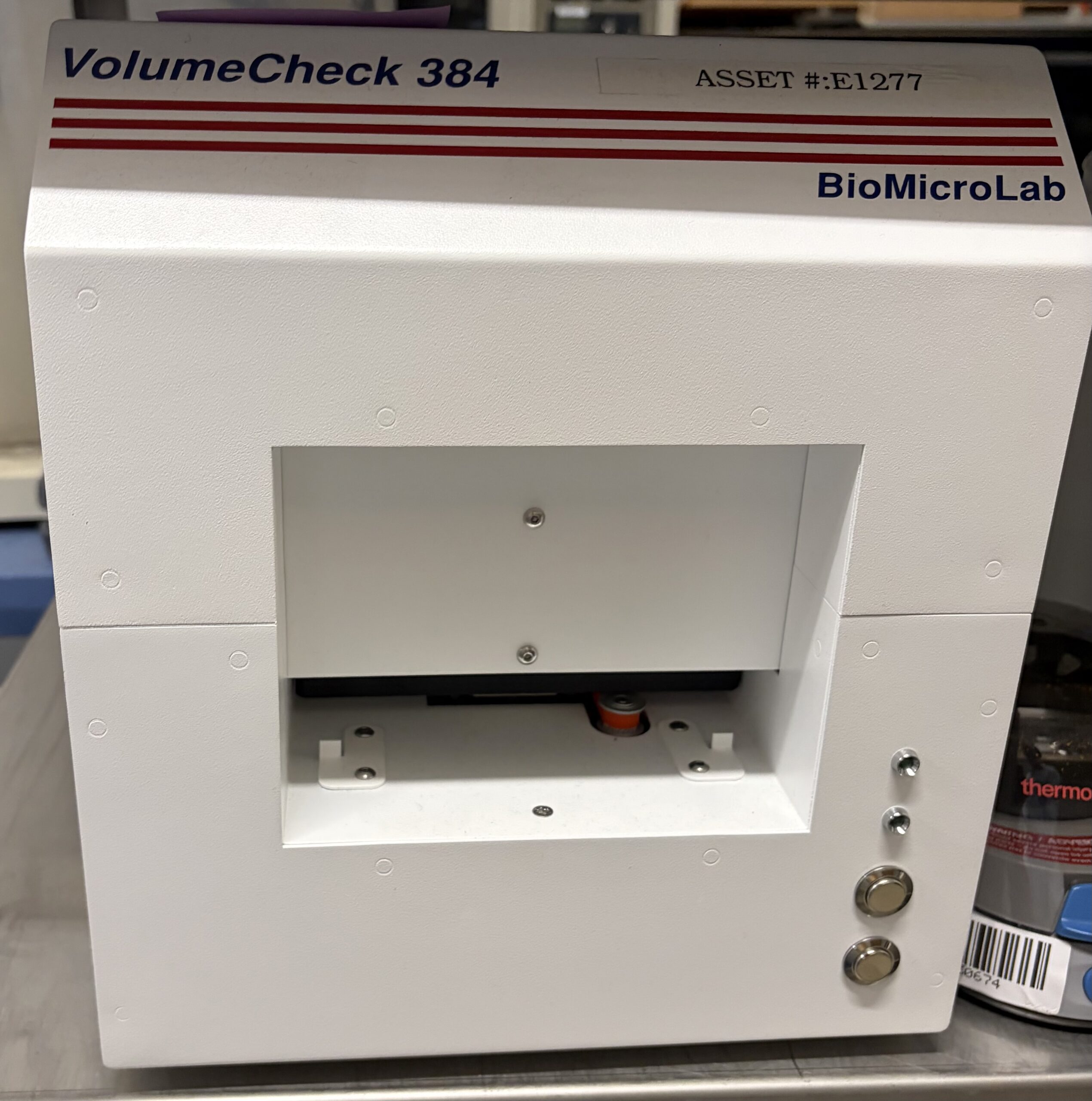 BioMicroLab VolumeCheck 384 Automated Volume Detection